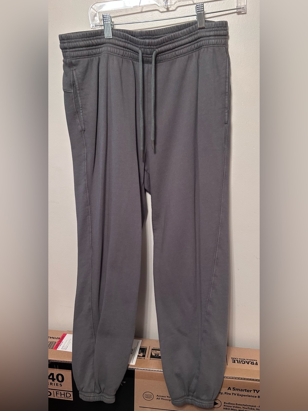 aerie women’s Charcoal Gray Drawstring Joggers